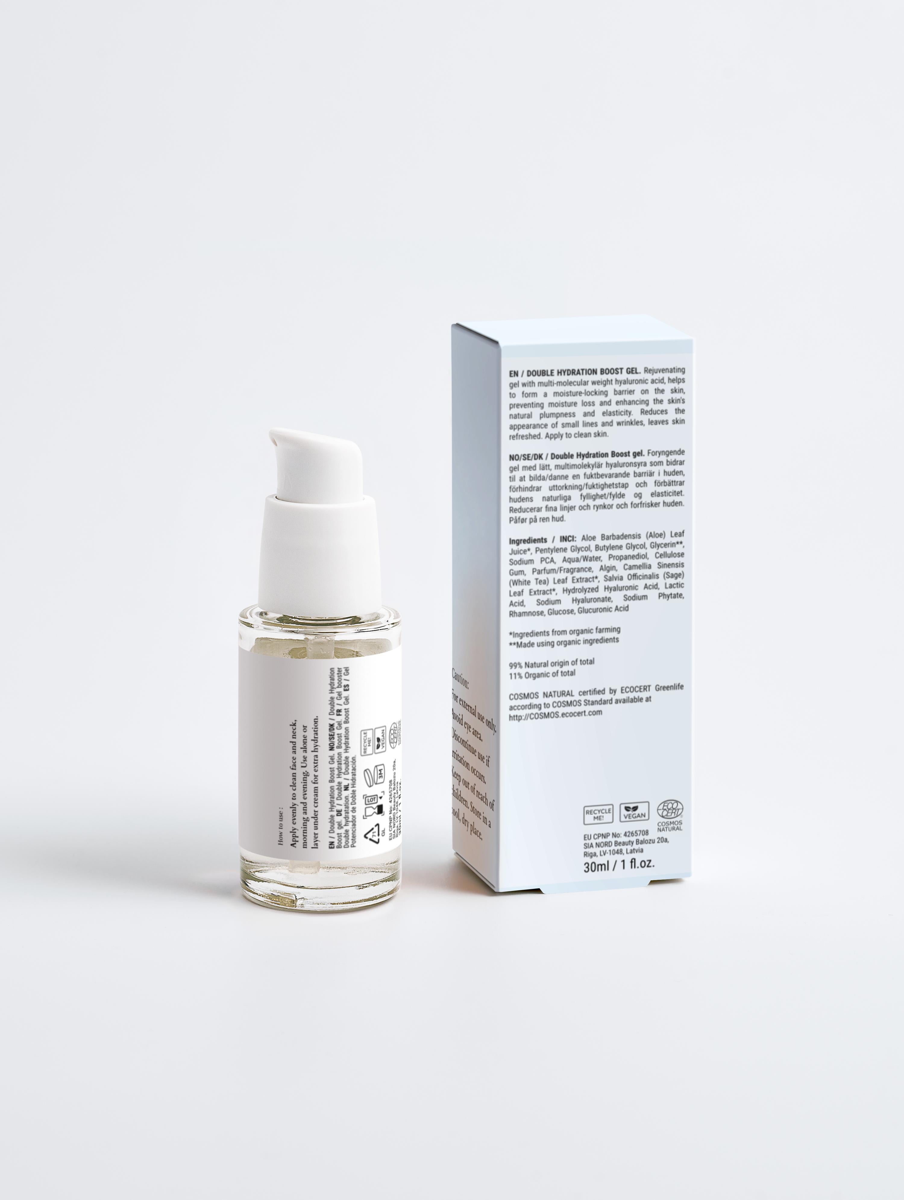 Sirela Collagen Boost Serum – firming collagen-boosting serum bottle on white background