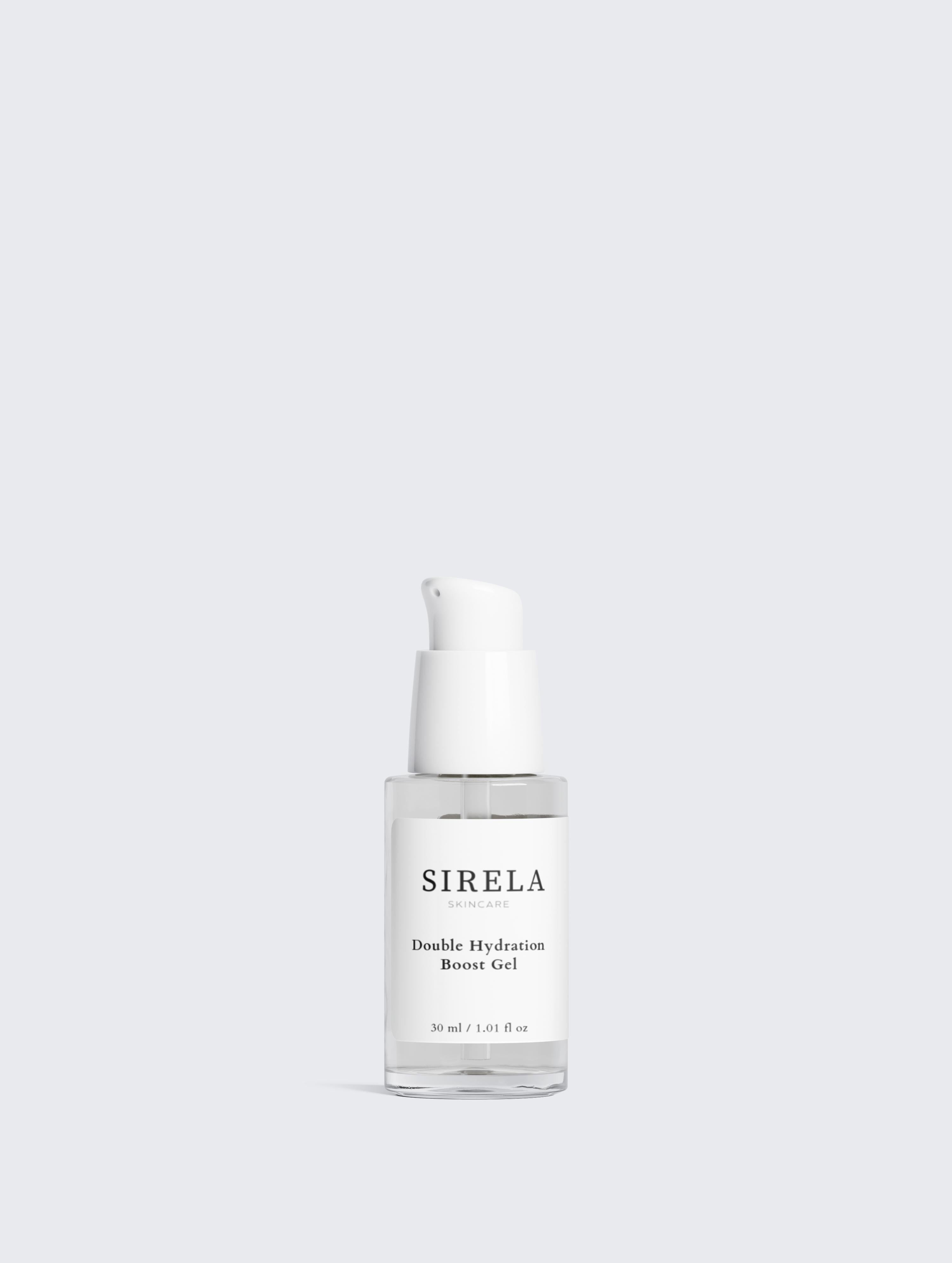 SIRELA Double Hydration Booster Gel bottle on a white background